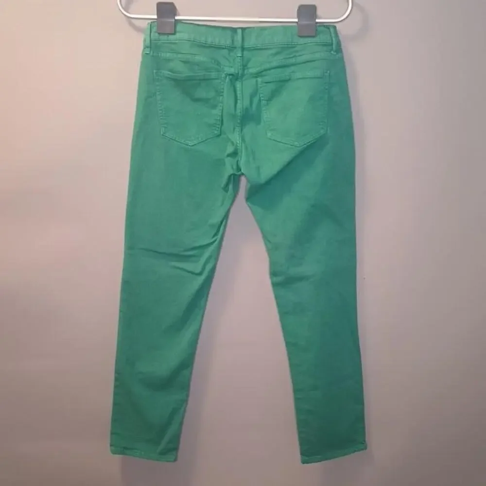 Gap 1969 green skinny jeans